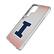 Alt View 1. Keyscaper - Illinois Fighting Illini Linen Logo Galaxy Clear Case - S24 - Multicolor.