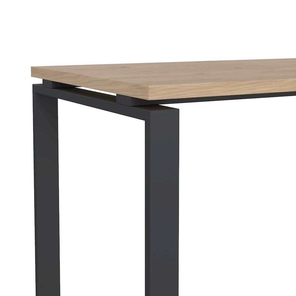 Alt View 1. Tvilum - Sign Home Office Writing Office Desk, Jackson Hickory/Matte Grey - Brown.