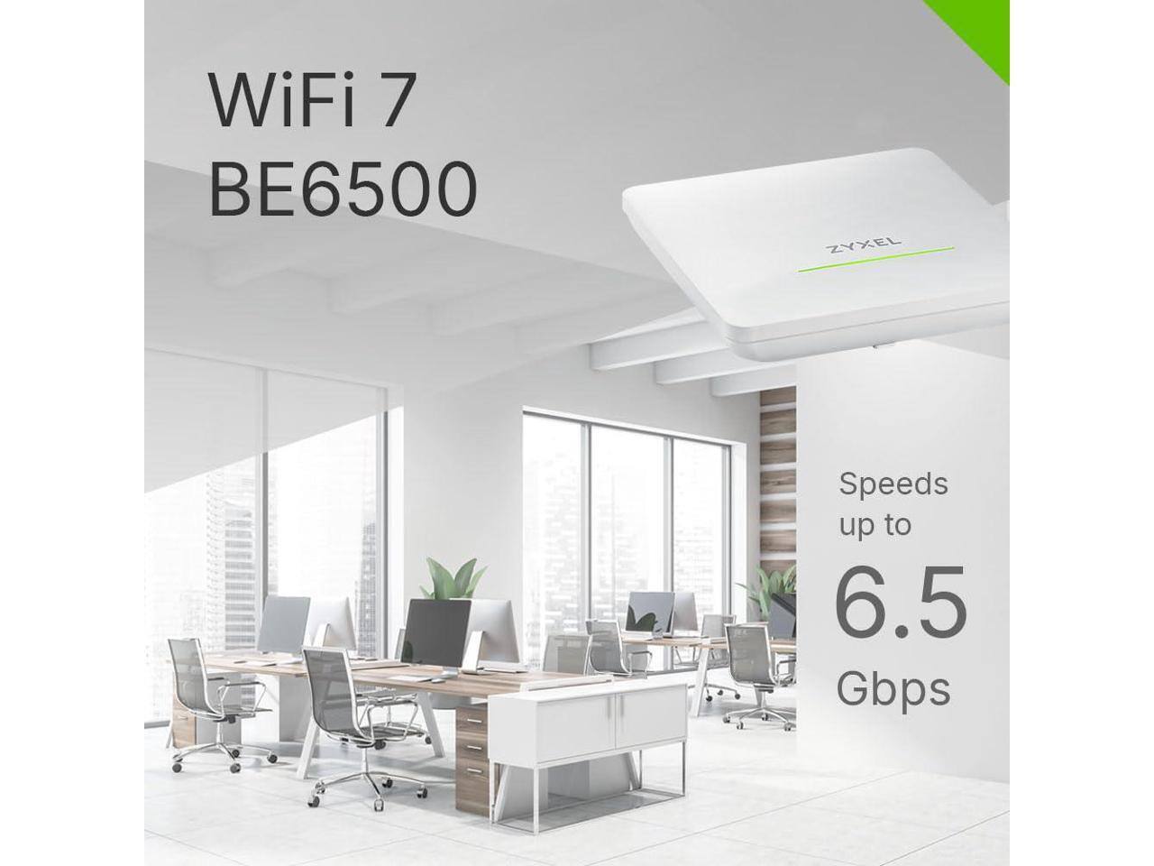 WiFi 7 BE6500  
ZYXEL  
Speeds up to 6.5 Gbps