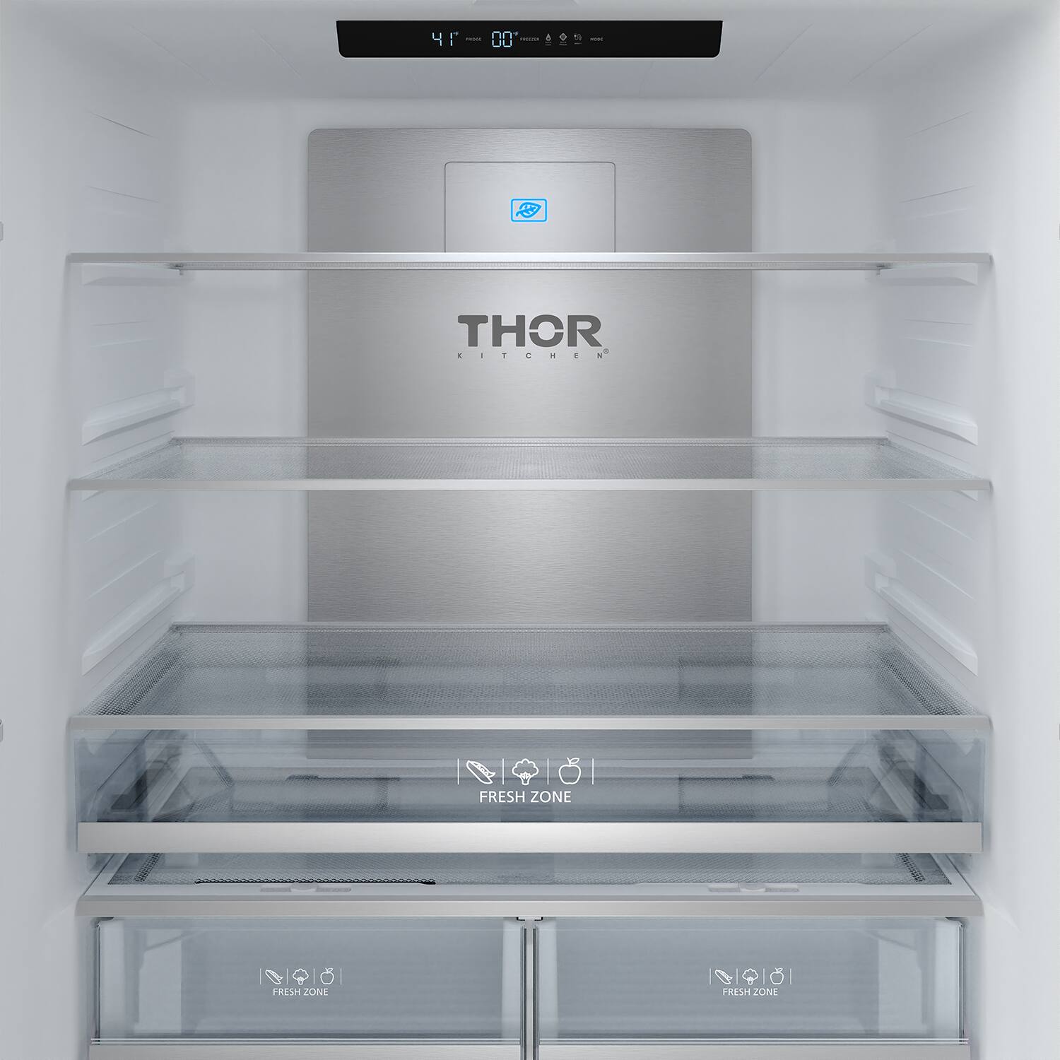 | 00 I d THOR . KITCHE - 1 C .. o N FRESH ZONE |  I Or | FRISH ZONE  Q Ck I FRISH ZONE
