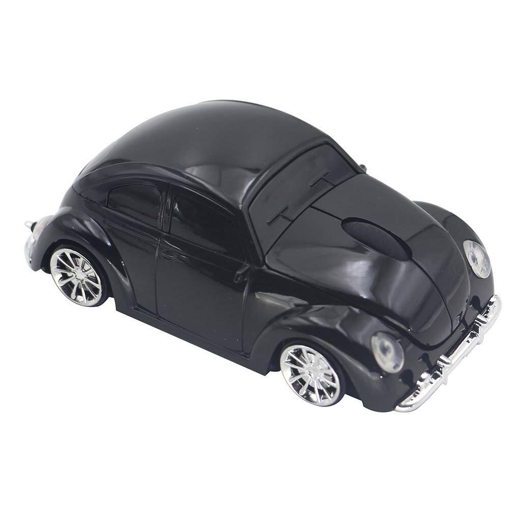 Left. PO3TICJUNKI3 - Vw Beetle Sports Car Shape Mouse Mice Computer Laptop Pc Optical 4ghz Nano Aaa Power Surface Led - Black.