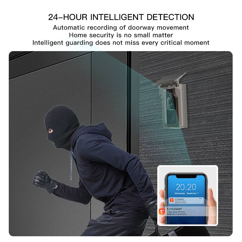 24-HOUR INTELLIGENT DETECTION  
Automatic recording of doorway movement  
Home security is no small matter  
Intelligent guarding does not miss every critical moment  

20:20  
TUYASMART  
Door Fare