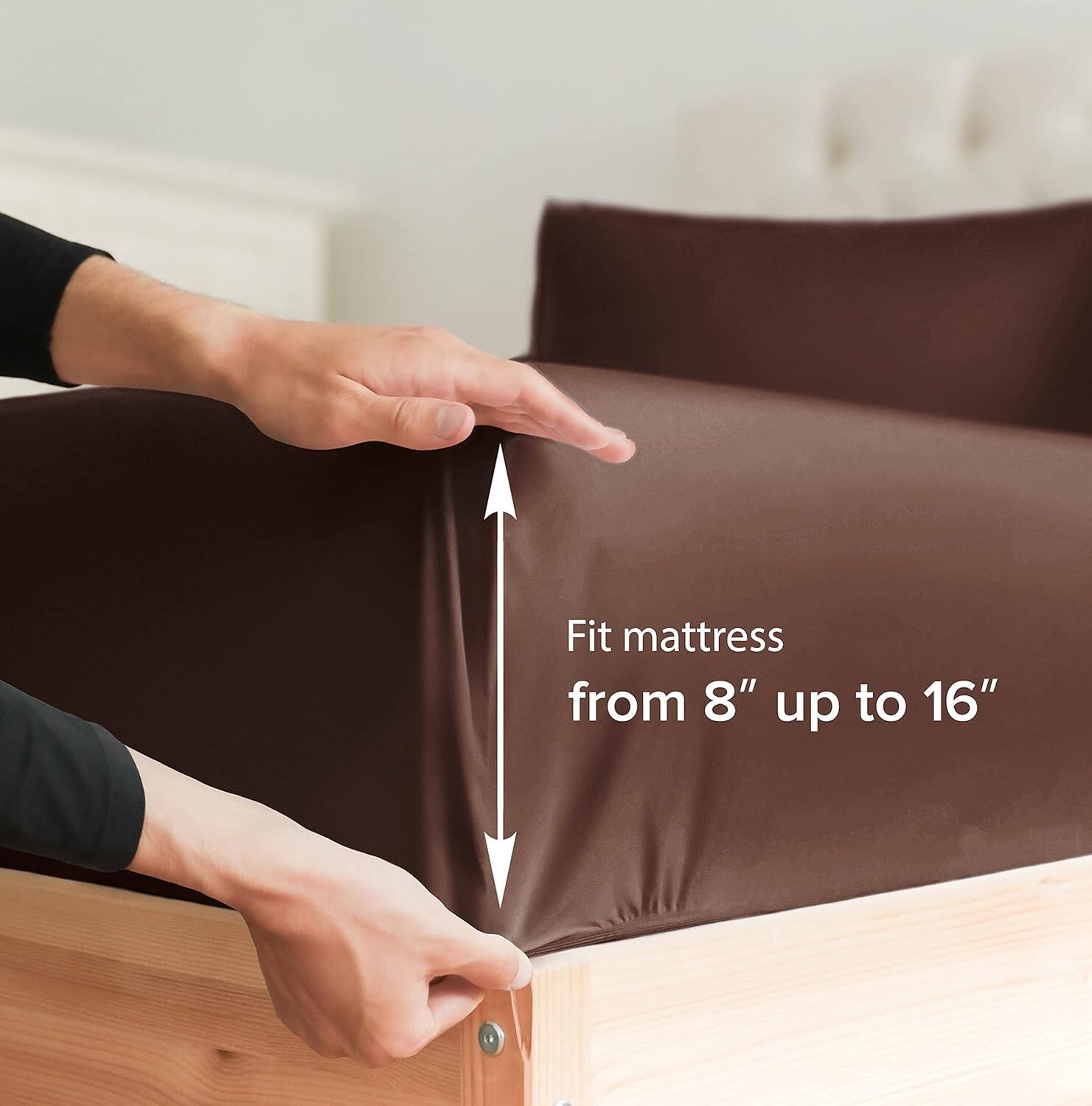 Fit mattress from 8" up to 16"