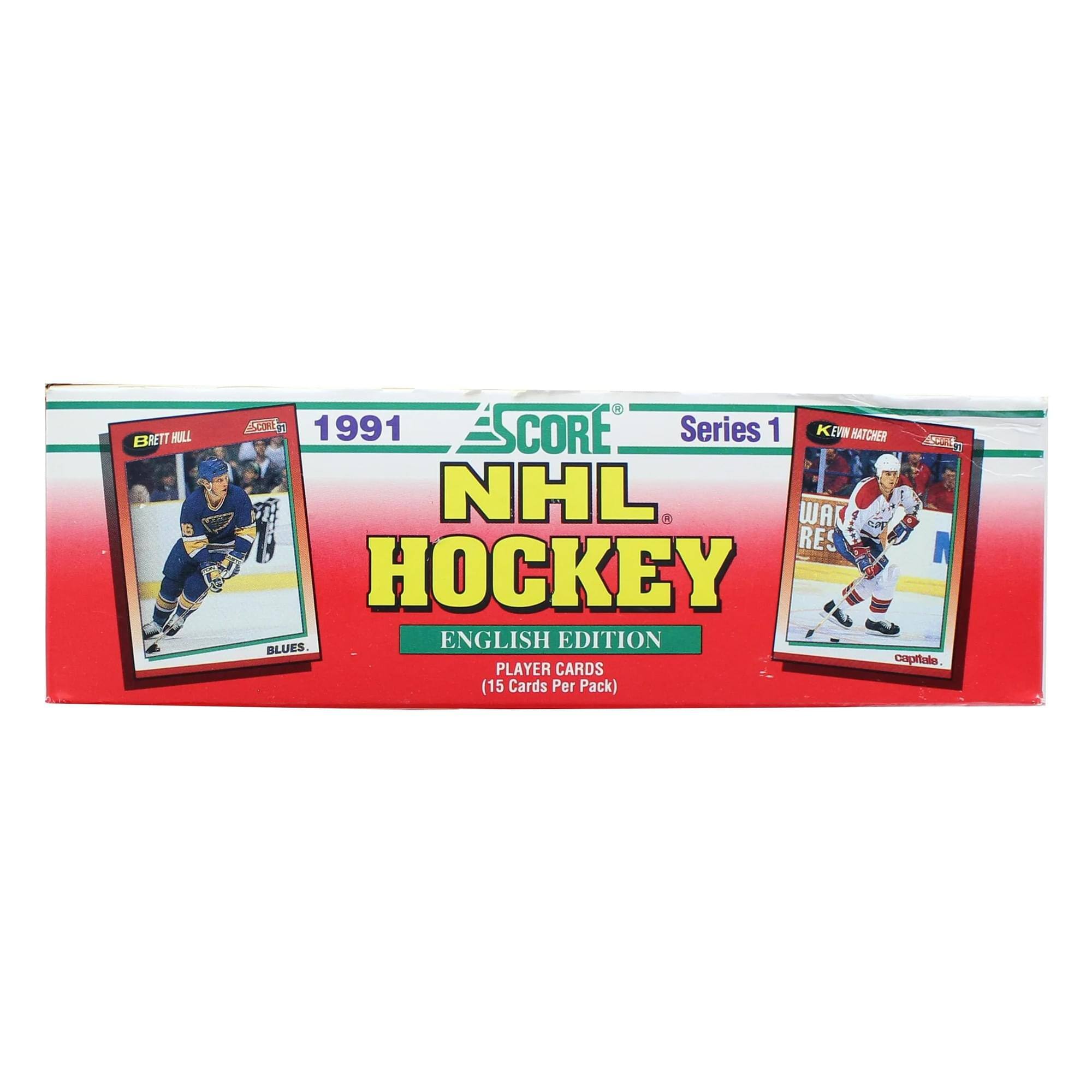 1991 SCORE NHL HOCKEY ENGLISH EDITION PLAYER CARDS (15 Cards Per Pack)