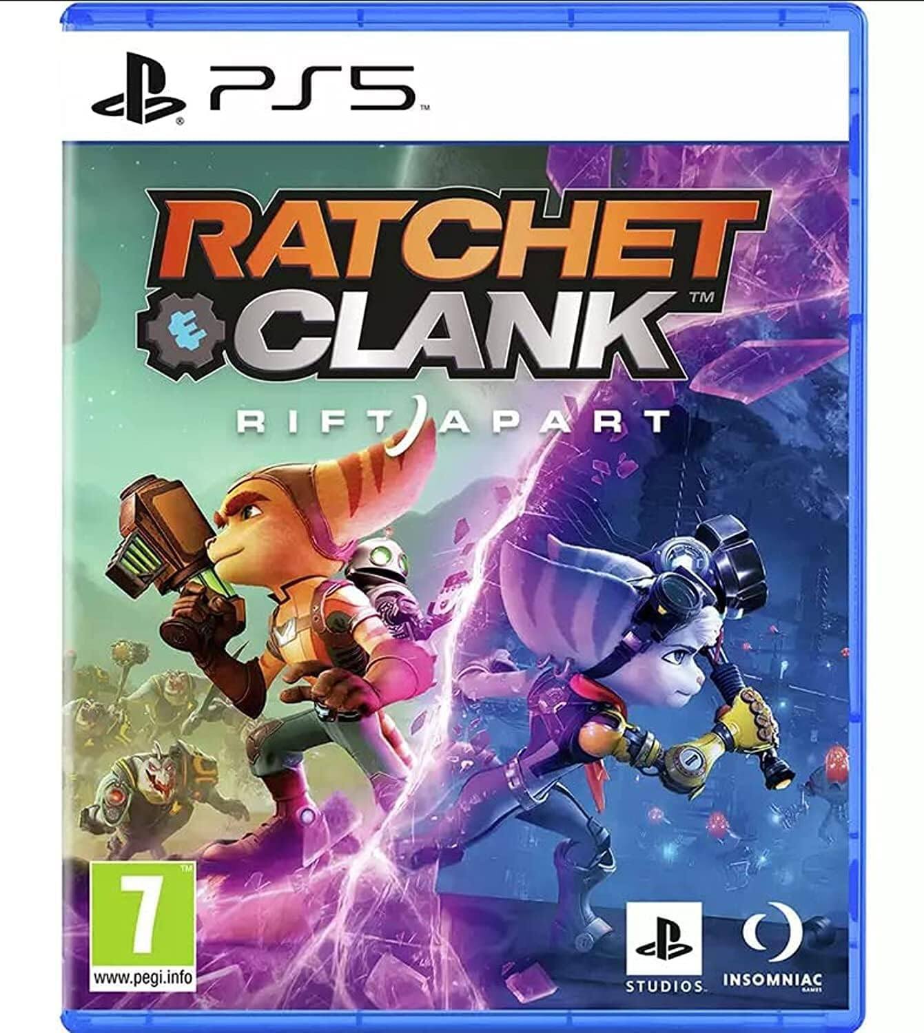 PS5  
RATCHET & CLANK  
RIFT APART  
7  
www.pegi.info  
STUDIOS INSOMNIAC - E10+ (Everyone 10+)