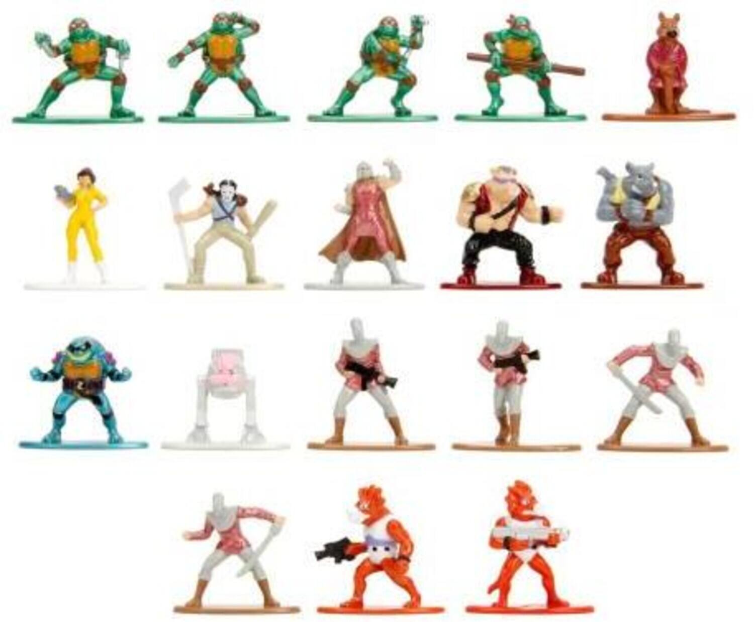 Alt View 2. Jada Toys - Jada Toys - Teenage Mutant Ninja Turtles - Nano MetalFigs - 1.65" Diecast Figure 18-Pack Wave 2   - Collectibles - Multicolor.