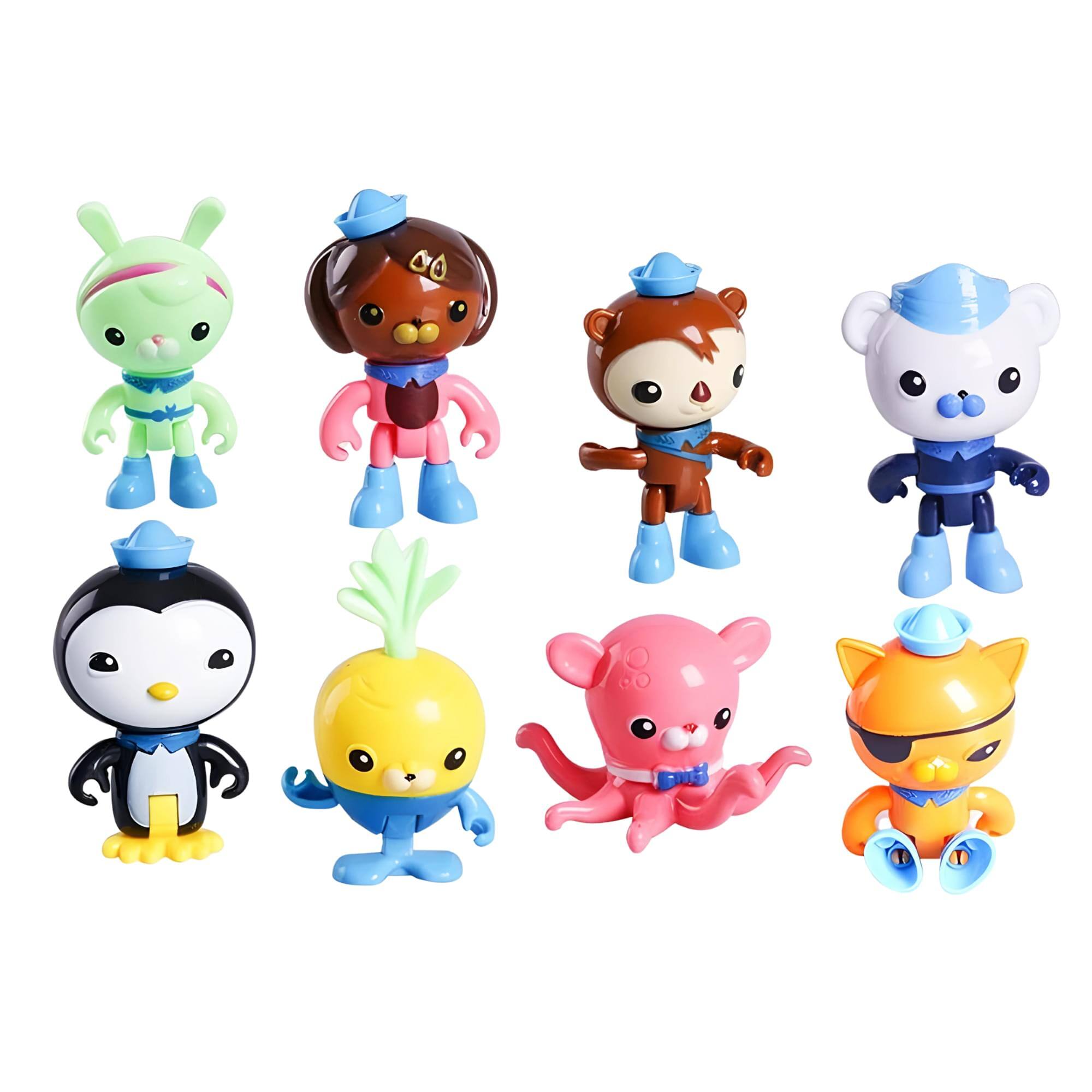 Fisher Price Octonauts Octo Crew 3 Inch Mini Figure Set | 8
