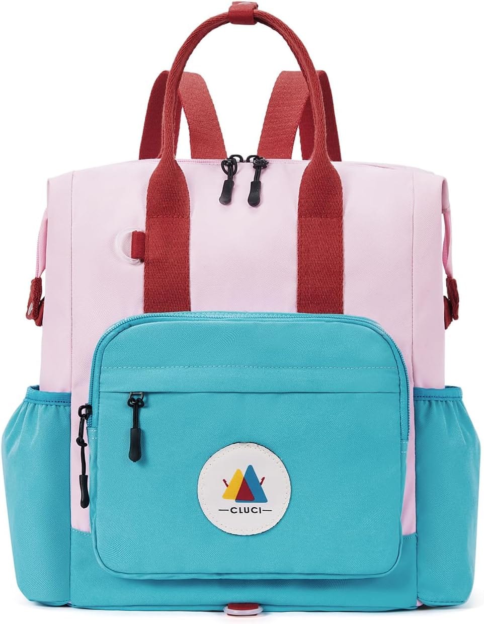 Vulpecula Spade - Toddler Backpack For Boys, Toddler School Backpack For School & Travel, Small Kids Child Backpacks - Pink and Blue