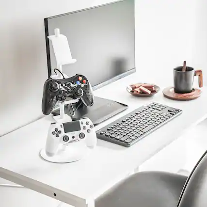 Front. Yamazaki Home - Controller Stand - Steel.