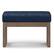 Alt View 11. Simpli Home - Milltown Footstool Small Ottoman Bench - Distressed Dark Blue.