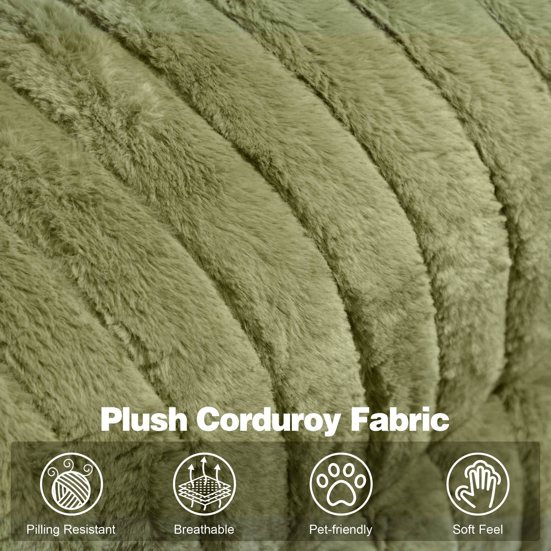 Plush Corduroy Fabric

- Pilling Resistant
- Breathable
- Pet-friendly
- Soft Feel
