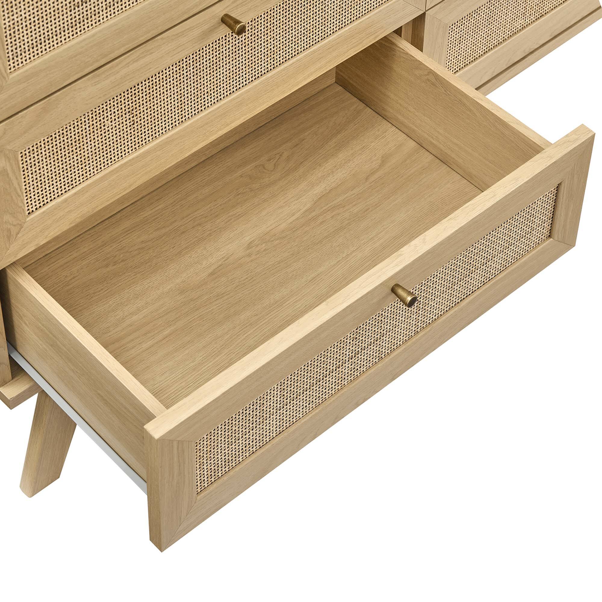Alt View 3. Modway - Soma 6-Drawer Dresser by Modway - Oak.