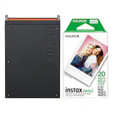 instax FUJIFILM mini
FUJIFILM
20 SHEETS/ FEUILLES/ HOJAS
2x10 PACKS/ PAQUETS/ INSTANT FILM/ FILM INSTANTANÉ/ PELÍCULA INSTANTÁNEA
SIMULATED IMAGE/ IMAGEN SIMULADA/ IMAGE SIMULÉE