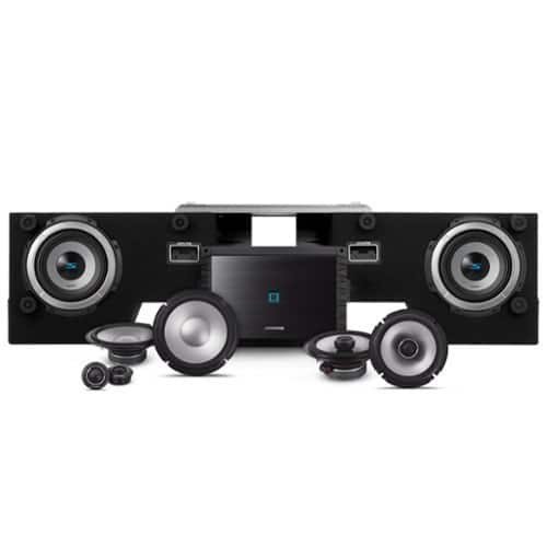 Alpine - PSS-23FORD-F150BO 8-Speaker Premium Sound System Upgrade for *2018-24 Ford F-150 Equipped with B&O Audio System - Black/Gray