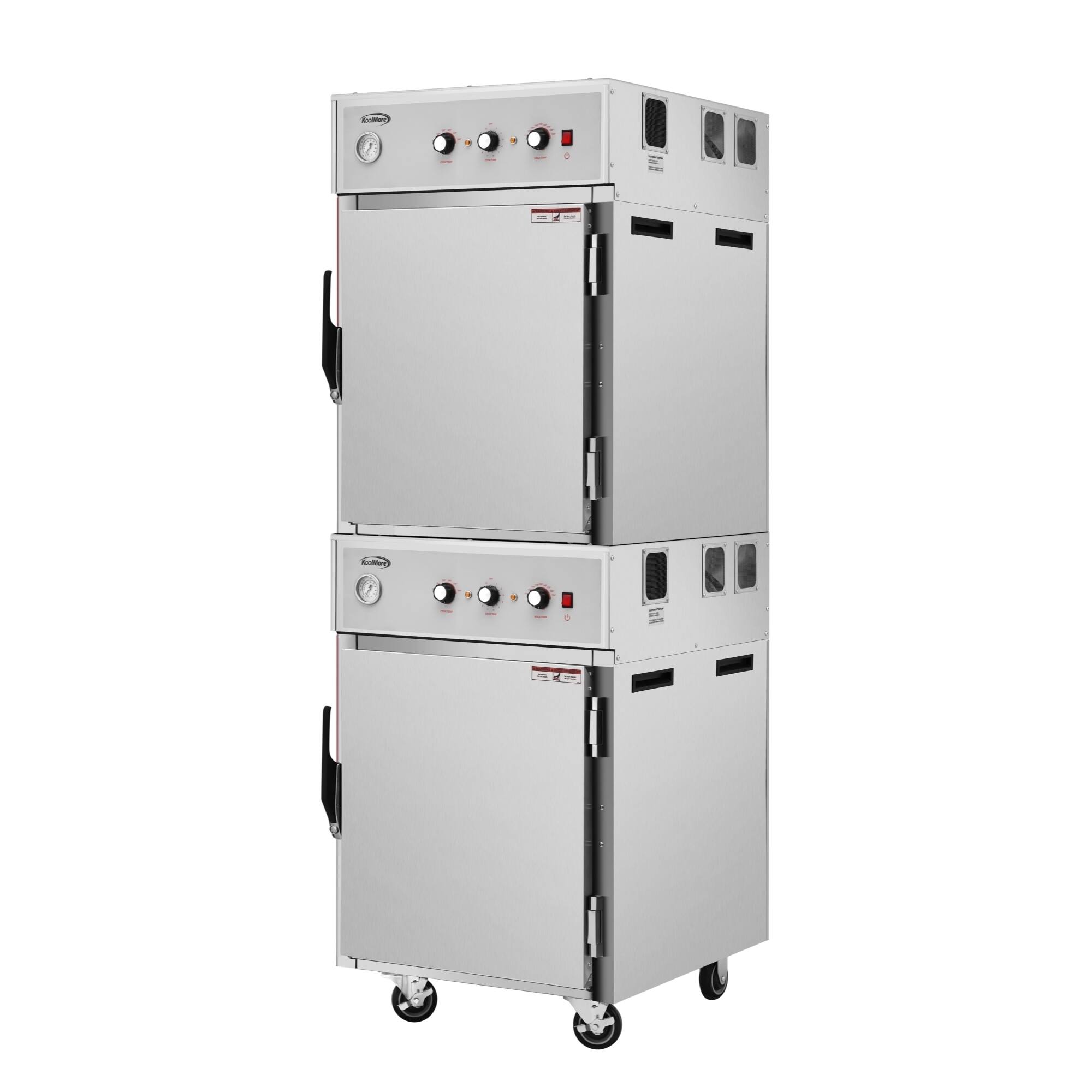 Alt View 4. Koolmore - 8-Pan Full-Size Commercial Cook And Hold Oven 3,000W/240V in Stainless-Steel (KM-CCAH3-2D) - Silver.