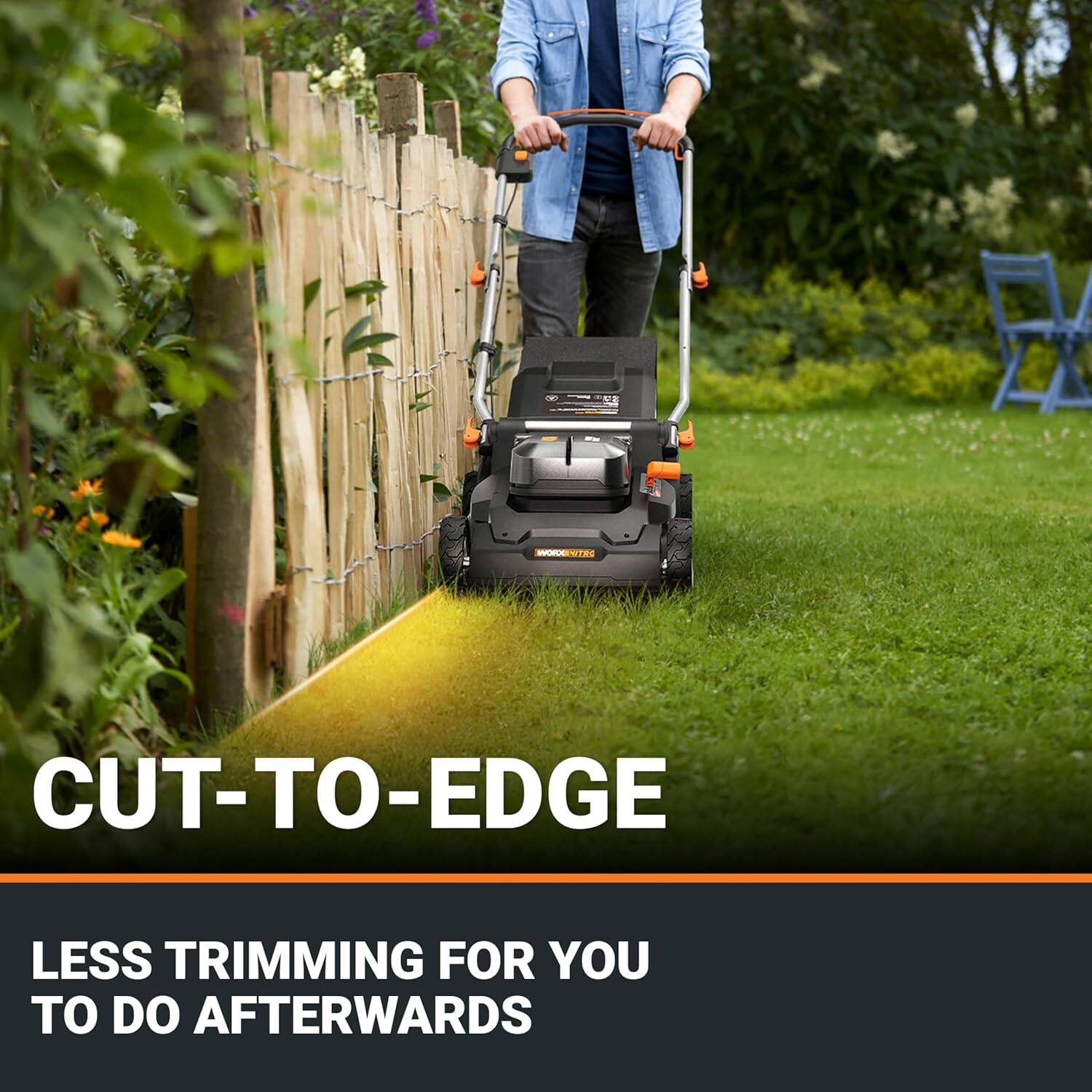 CUT-TO-EDGE  
LESS TRIMMING FOR YOU TO DO AFTERWARDS