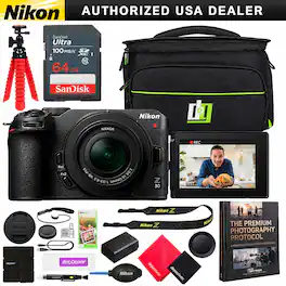 Bundle - Nikon - Z30 Mirrorless Camera Body 4K UHD + NIKKOR Z DX 16-50mm F3.5-6.3 VR Lens