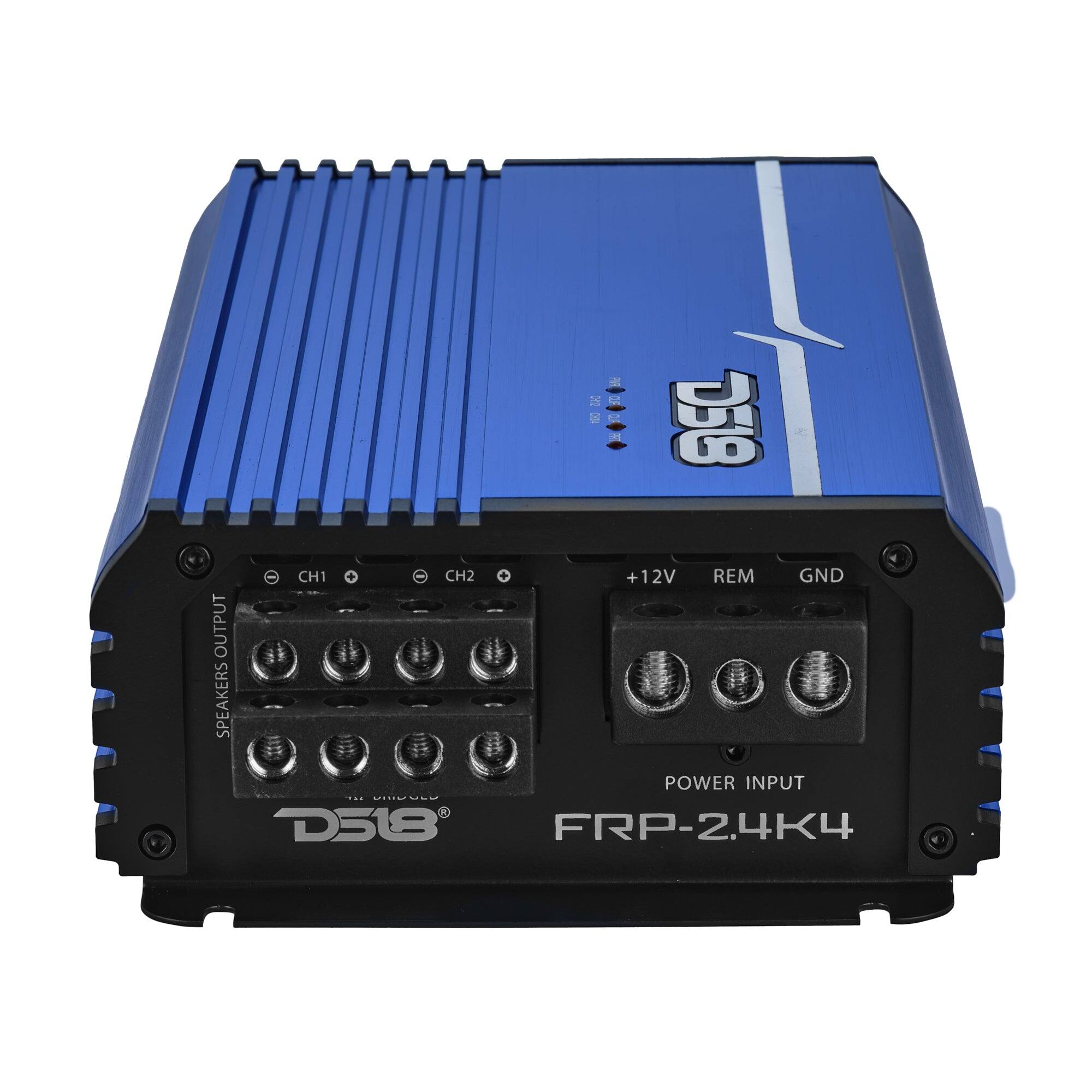 D518 CH1 + CH2 +12V REM GND OUTPUT SPEAKERS POWER INPUT ... ARRAILIA D518 FRP-24K4