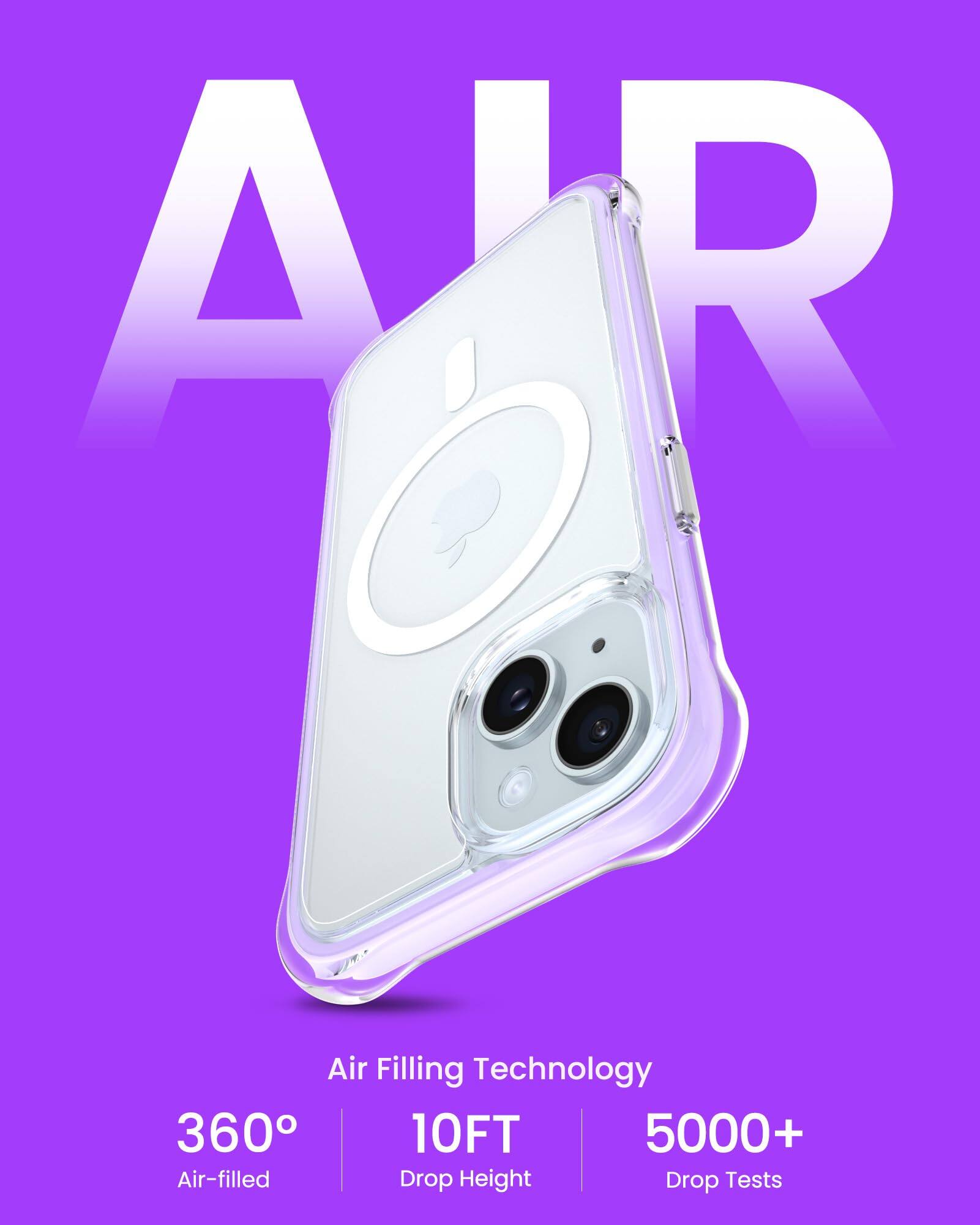 AR Air Filling Technology 360° 10FT 5000+ Air-filled Drop Height Drop Tests