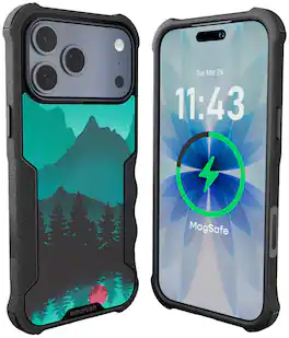 Smartish - iPhone 18 Pro Max/17 Pro Max MagSafe Case - Gripzilla - Protective Grip Heavy Duty Cover - Moving Mountains