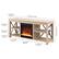 Alt View 21. Camden&Wells - Sawyer Crystal Fireplace TV Stand for Most TVs up to 65" - White Oak.
