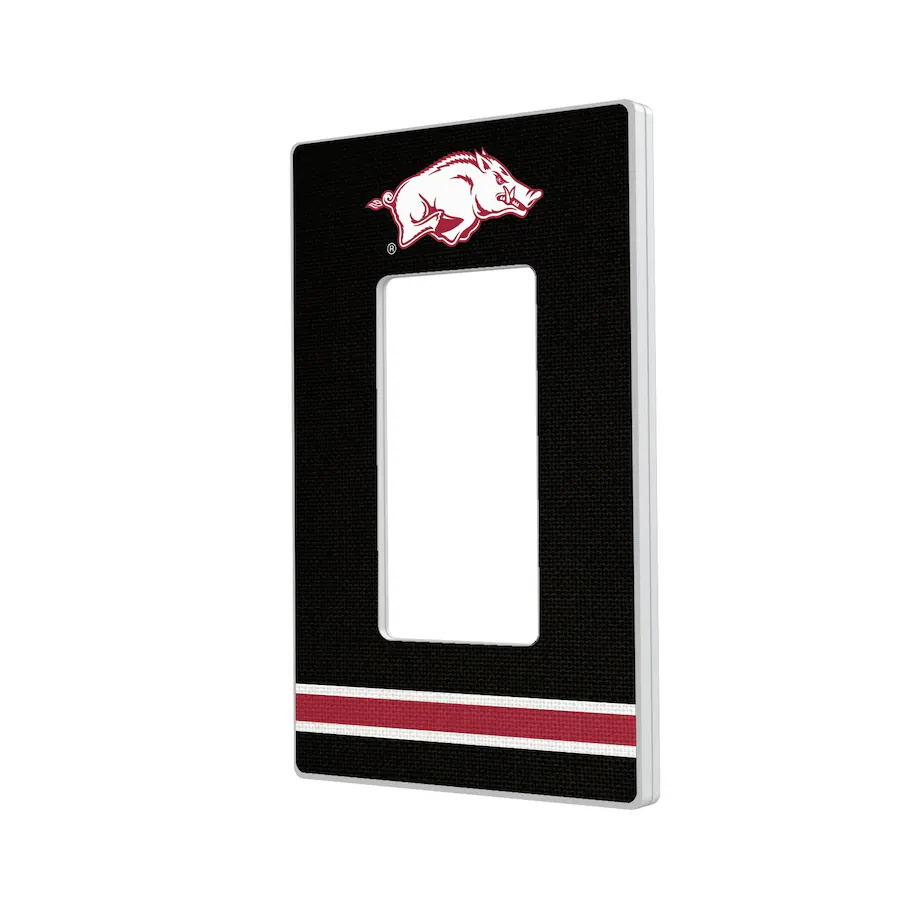 Tiger Striped Razorback Keyscaper Arkansas Razorbacks Stripe Design Single Rocker Light Switch ...