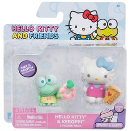 Jazwares - Hello Kitty and Friends: Sweet and Salty Series 1 - Hello Kitty and Keroppi Figure 2 Pack