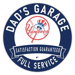 Fan Creations - New York Yankees 16" Dad's Garage Wood Sign - Multicolor