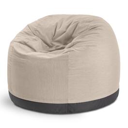 Jaxx - Palmetto Large Round Outdoor Bean Bag Club Chair - Flax