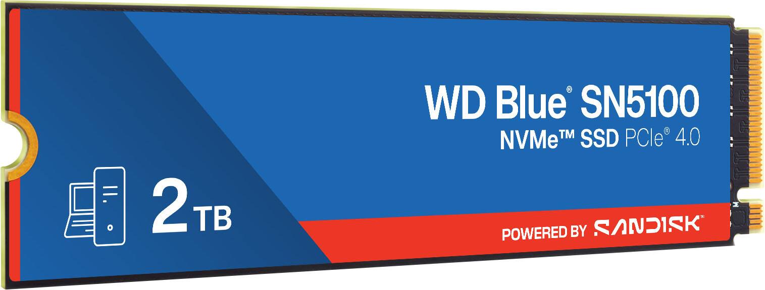 2 TB  
WD Blue SN5100  
NVMe™ SSD PCIe® 4.0  
POWERED BY SANDISK
