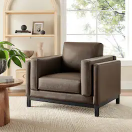 Modway - Roscoe Upholstered Armchair - Espresso
