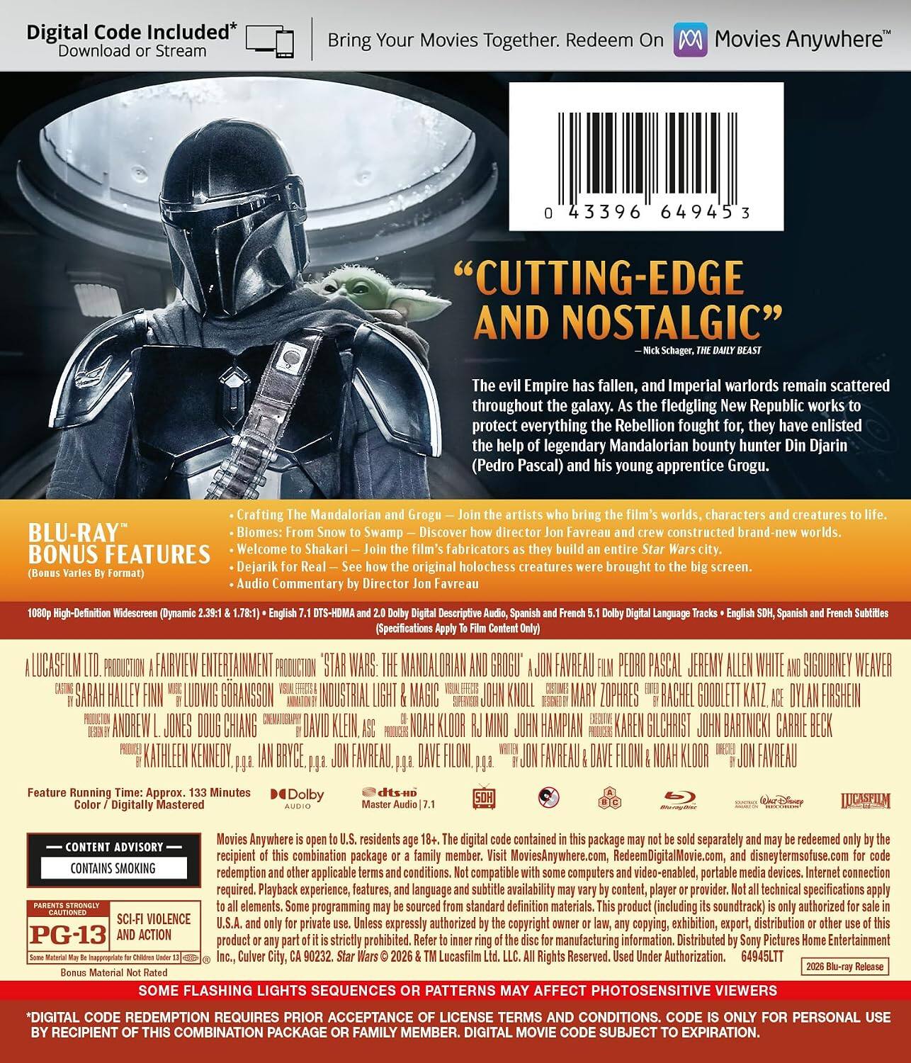 Alt View 1. The Mandalorian and Grogu   - BLU-RAY.
