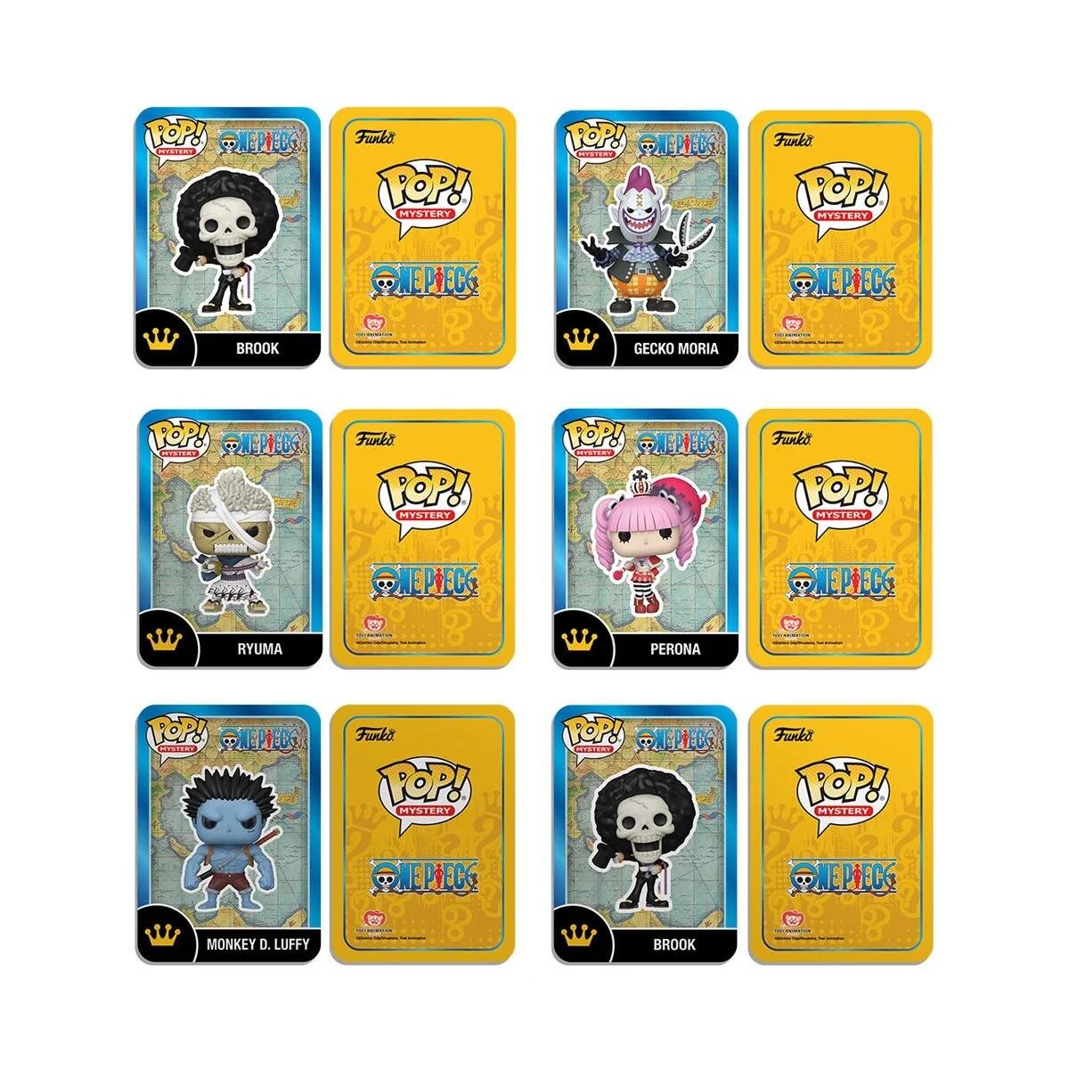 POP! MYSTERY  
Funko POP! MYSTERY  
POP! MYSTERY  
Funko POP! MYSTERY  
GILLER  

BROOK  
GECKO MORIA  
POP! MYSTERY  
Funko POP! MYSTERY  
POP! MYSTERY (g)  
Funko POP! MYSTERY  
gml  

CHEPERS  
RYUMA  
PERONA  
POP! MYSTERY  
Funko POP! MYSTERY  
POP! MYSTERY  
Funko POP! MYSTERY  
CITY  
GILLER  
MONKEY D. LUFFY  

BROOK