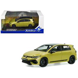 2023 Volkswagen Golf R 333 Limited Edition Lime Yellow Metallic with Black Top 1/43 Diecast Model Car by Solido