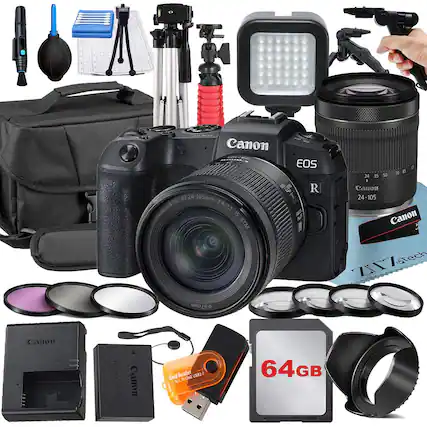 Canon EOS R LENS RF24-105mm F4-7.1 CANON IS STM
Canon 24-105
Canon CHANTE FOL
Canon Reader U2
Card ALL IN ONE 64GB