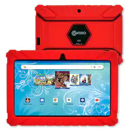 Contixo - V8 Kids 7" Android Tablet with Parental Controls, 32GB Storage, Disney eBooks, Dual Cameras & Kid-Safe Design - Red