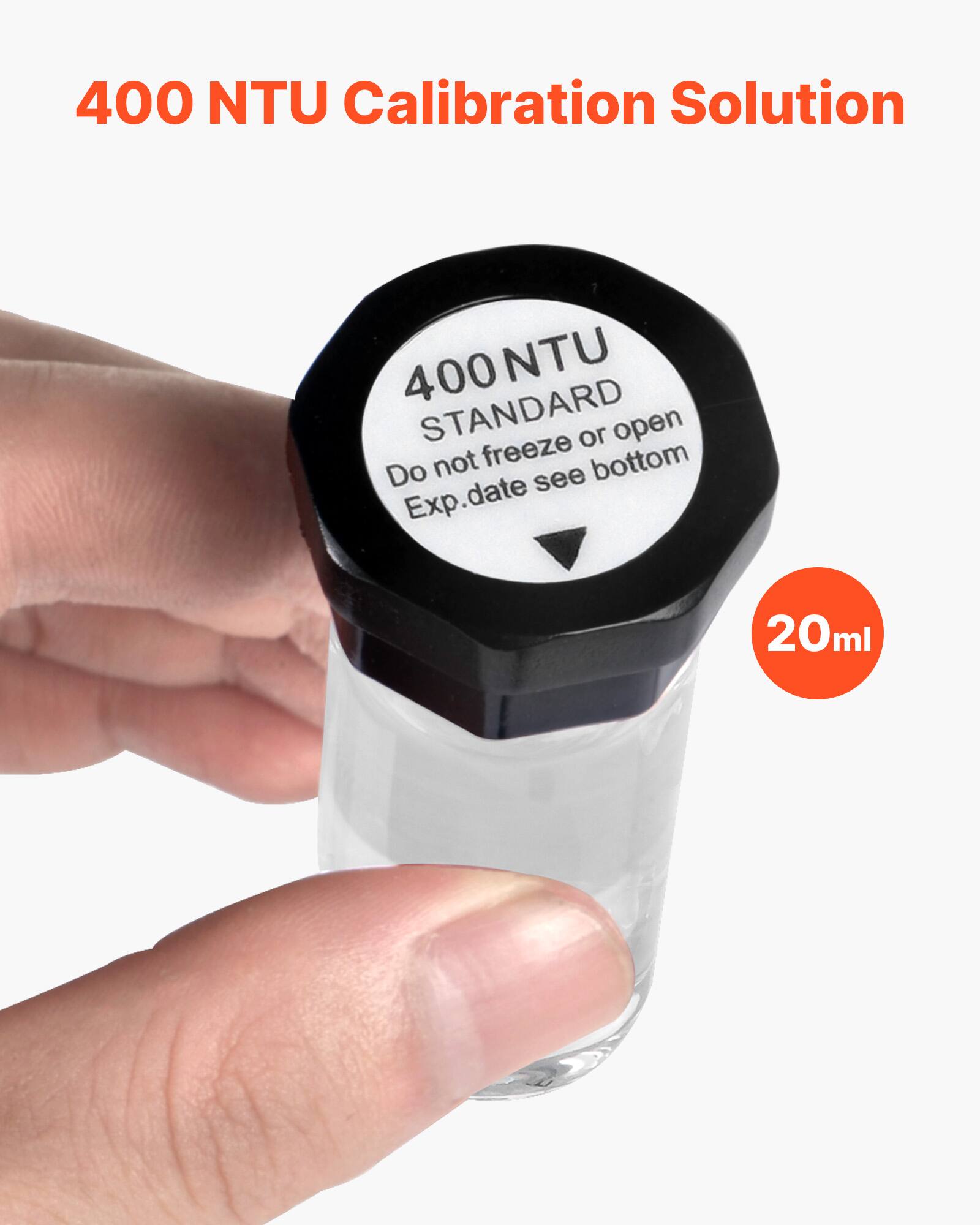 400 NTU Calibration Solution

400 NTU STANDARD
Do not freeze or open
Exp. date see bottom

20ml
