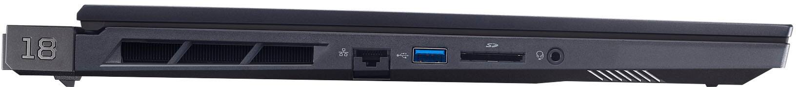 Alt View 8. Acer - Predator Helios 18 AI - 18" 250Hz Gaming Laptop - 2560 x 1600 -Intel Core Ultra 9 - NVIDIA GeForce RTX 5080 – 32GB – 1TB - Abyssal Black.