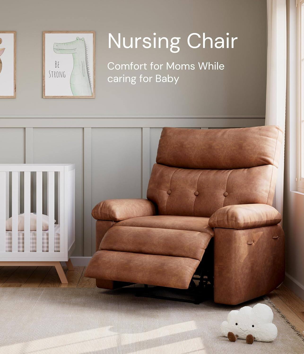 Nursing Chair  
Comfort for Moms While Caring for Baby  

BE STRONG