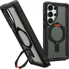 Front. UAG - Plasma XTE Series Case for Samsung Galaxy S26 Ultra - Black/Orange.