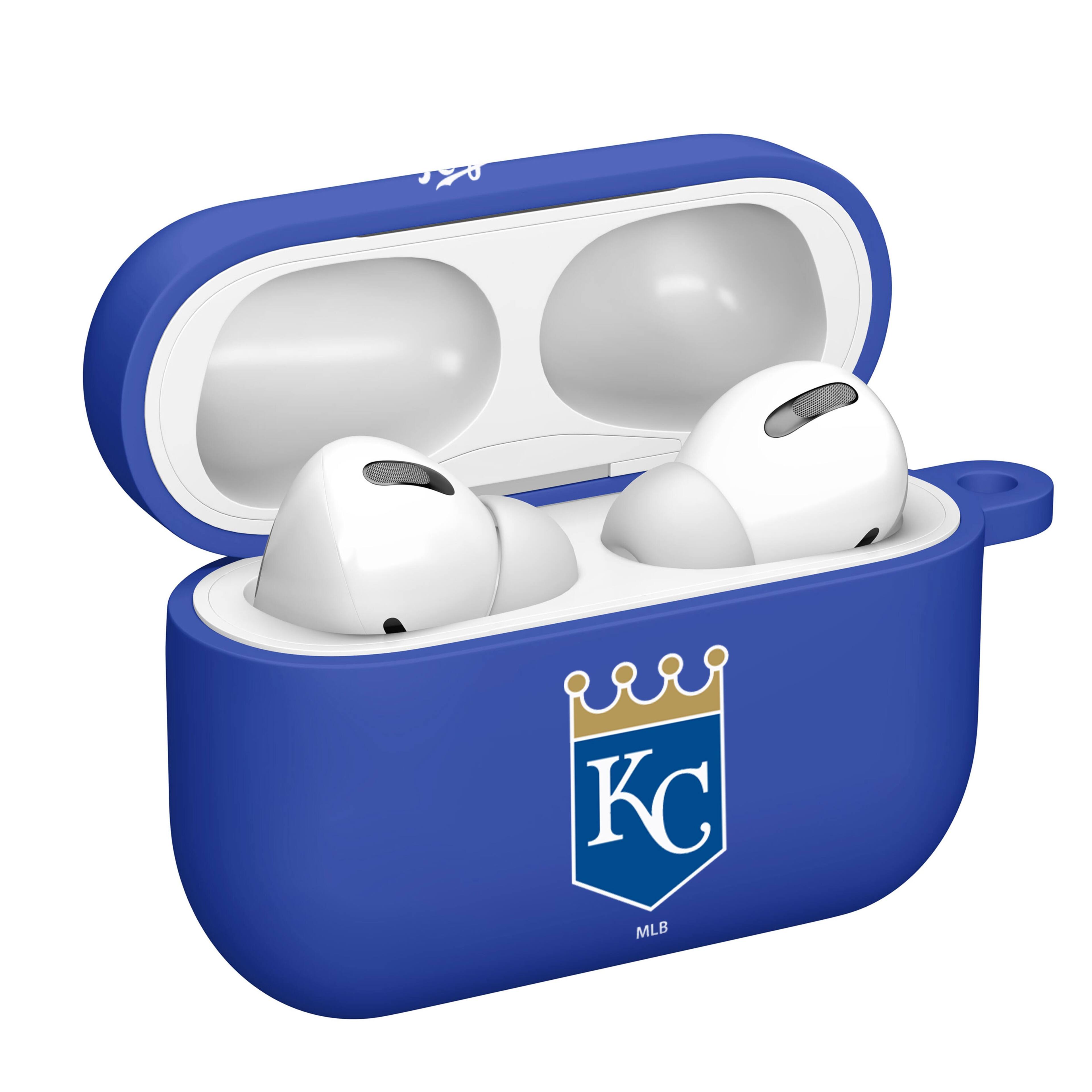 Alt View 1. Artinian - Kansas City Royals AirPods Pro Silicone Case Cover - Blue.