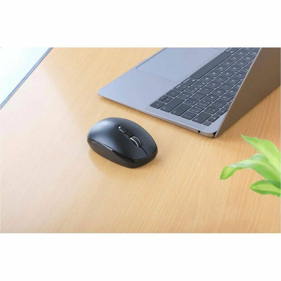 Alt View 3. Manhattan - Manhattan MW6185 Wireless Optical USB Mouse - Full-size Mouse - Optical - Wireless - 32.81 ft - Radio Frequency - 2.40 G - Black.