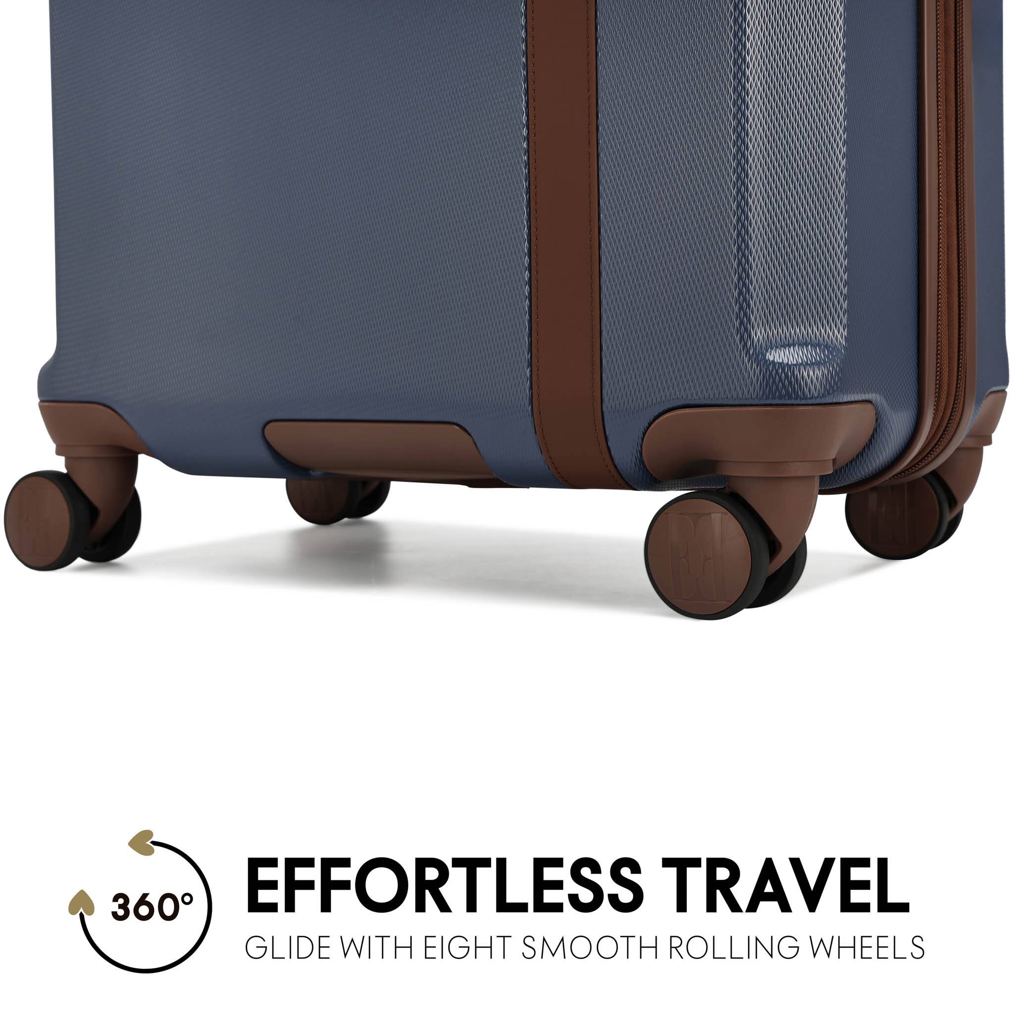 360° Effortless Travel Glide with Eight Smooth Rolling Wheels