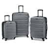 Front. Samsonite - Omni 3 Piece Hardside Luggage Nested Spinner Set 68311-1174 - Charcoal.