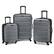 Front. Samsonite - Omni 3 Piece Hardside Luggage Nested Spinner Set 68311-1174 - Charcoal.