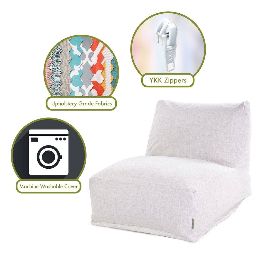 - Upholstery Grade Fabrics
- YKK Zippers
- Machine Washable Cover