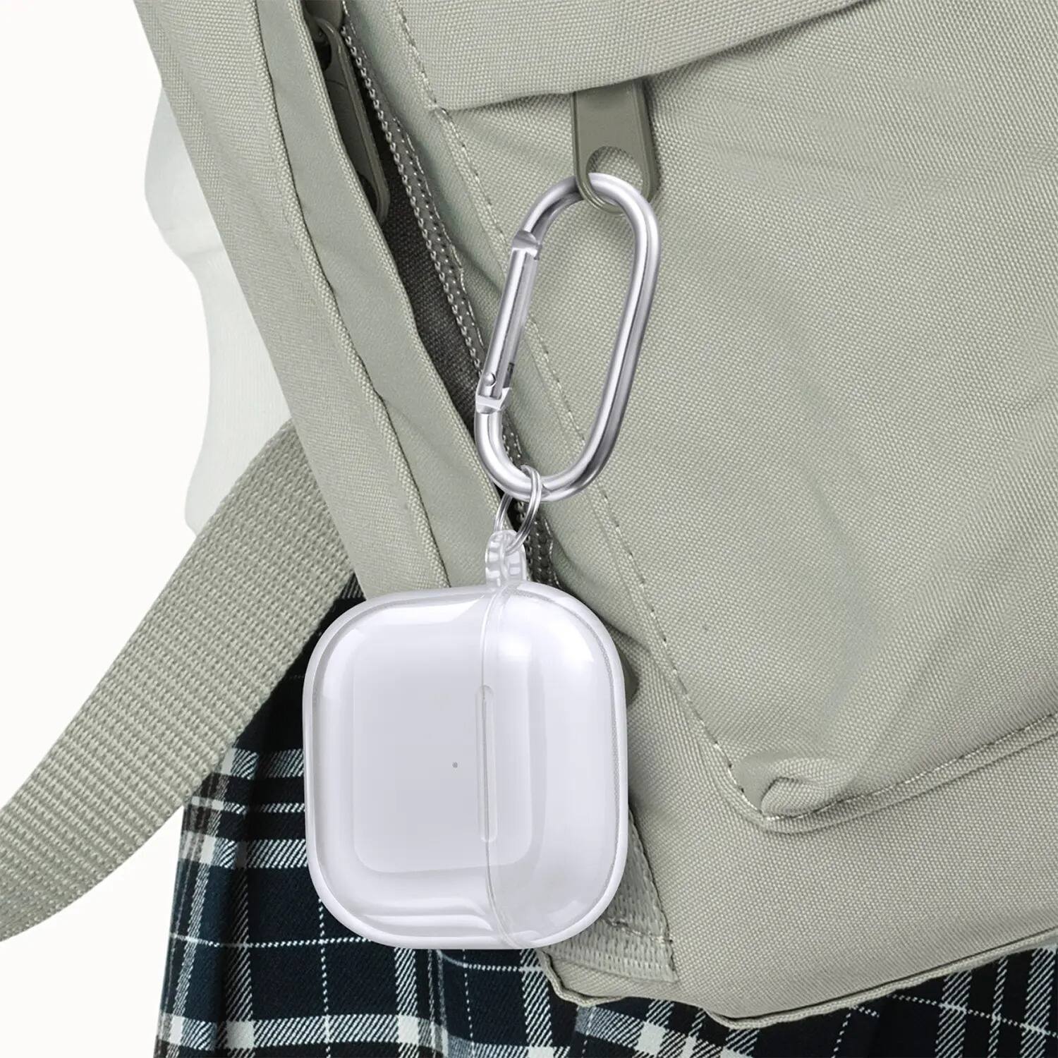 Alt View 4. Vena - Case for Apple AirPods 4 Case TPU Cover For AirPods Gen 4 Case 4th Generation, Supports Wireless Charging, Clear - Clear.