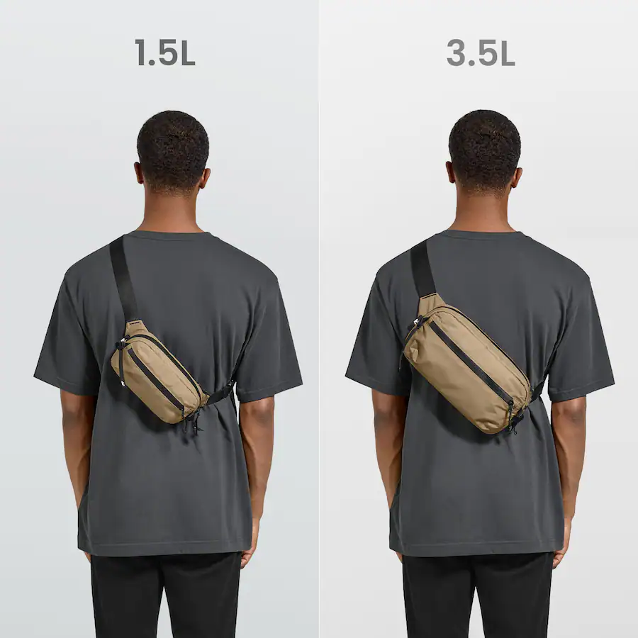 tomtoc Aviator T33 1.5L Sling Bag with RFID Blocking, Minimalist ...