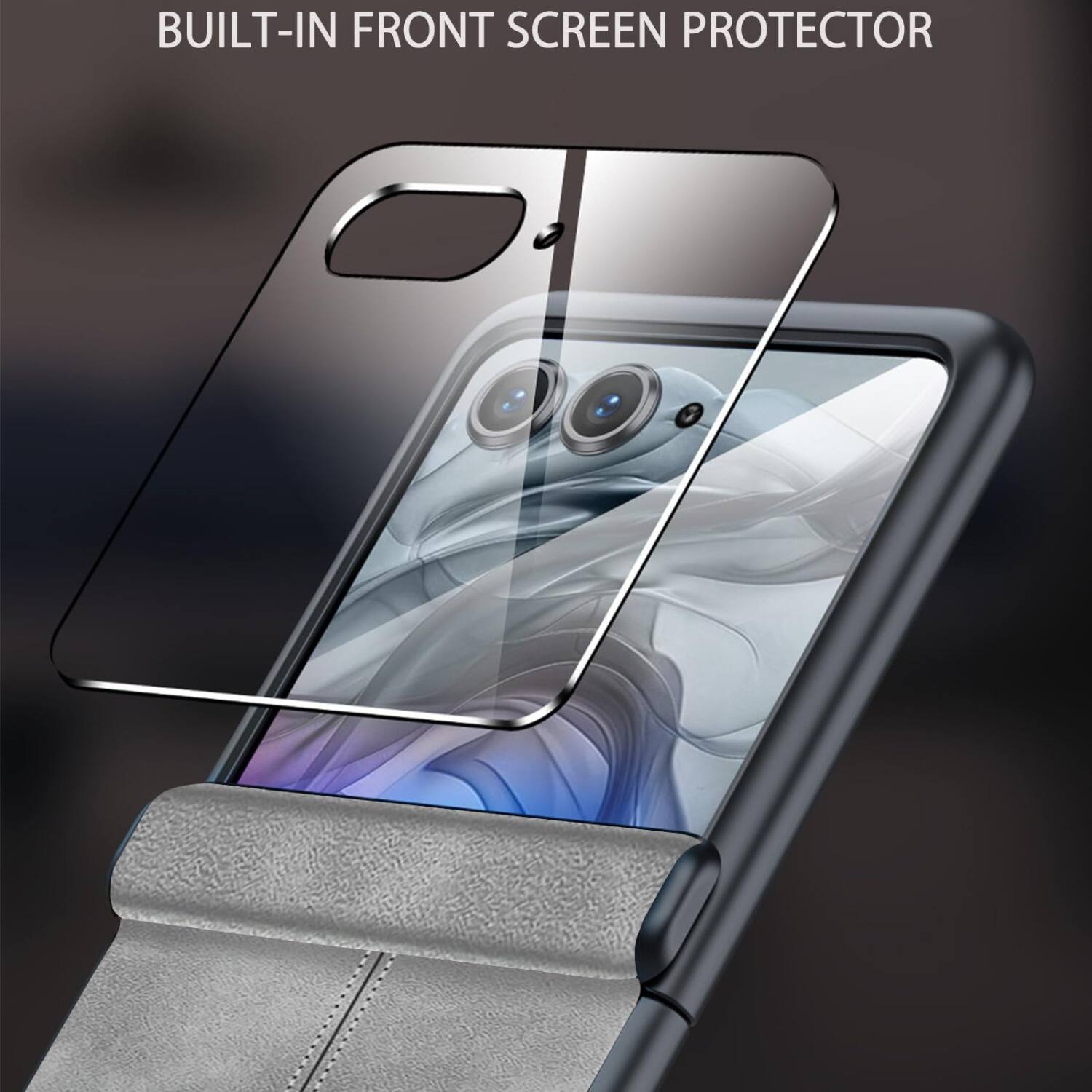 BUILT-IN FRONT SCREEN PROTECTOR