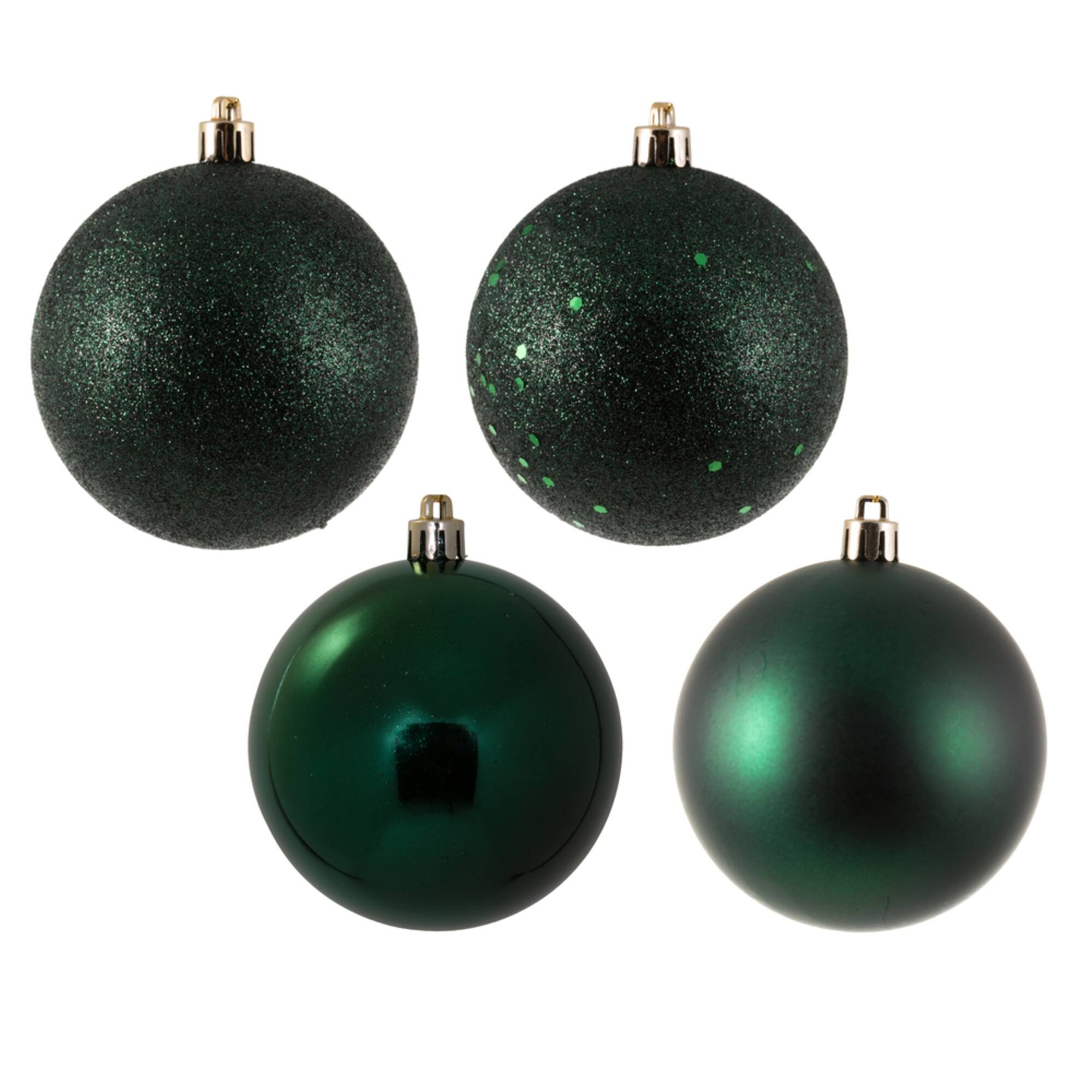 Front. Vickerman - 3" Midnight Green Ball 4 Finish Assorted 16 - Midnight Green.